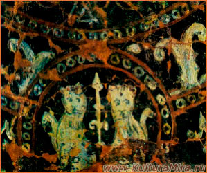‘рагмент фрески из храма на ѕротоке в —моленске. XIIЧXIII вв. / www.kulturamira.ru