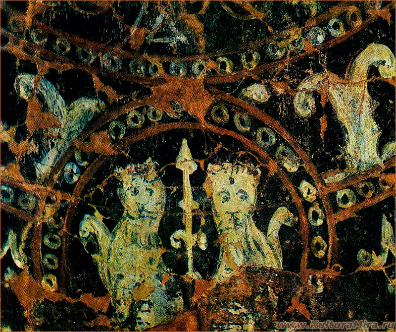 Фрагмент фрески из храма на Протоке в Смоленске. XII—XIII вв. / www.kulturamira.ru
